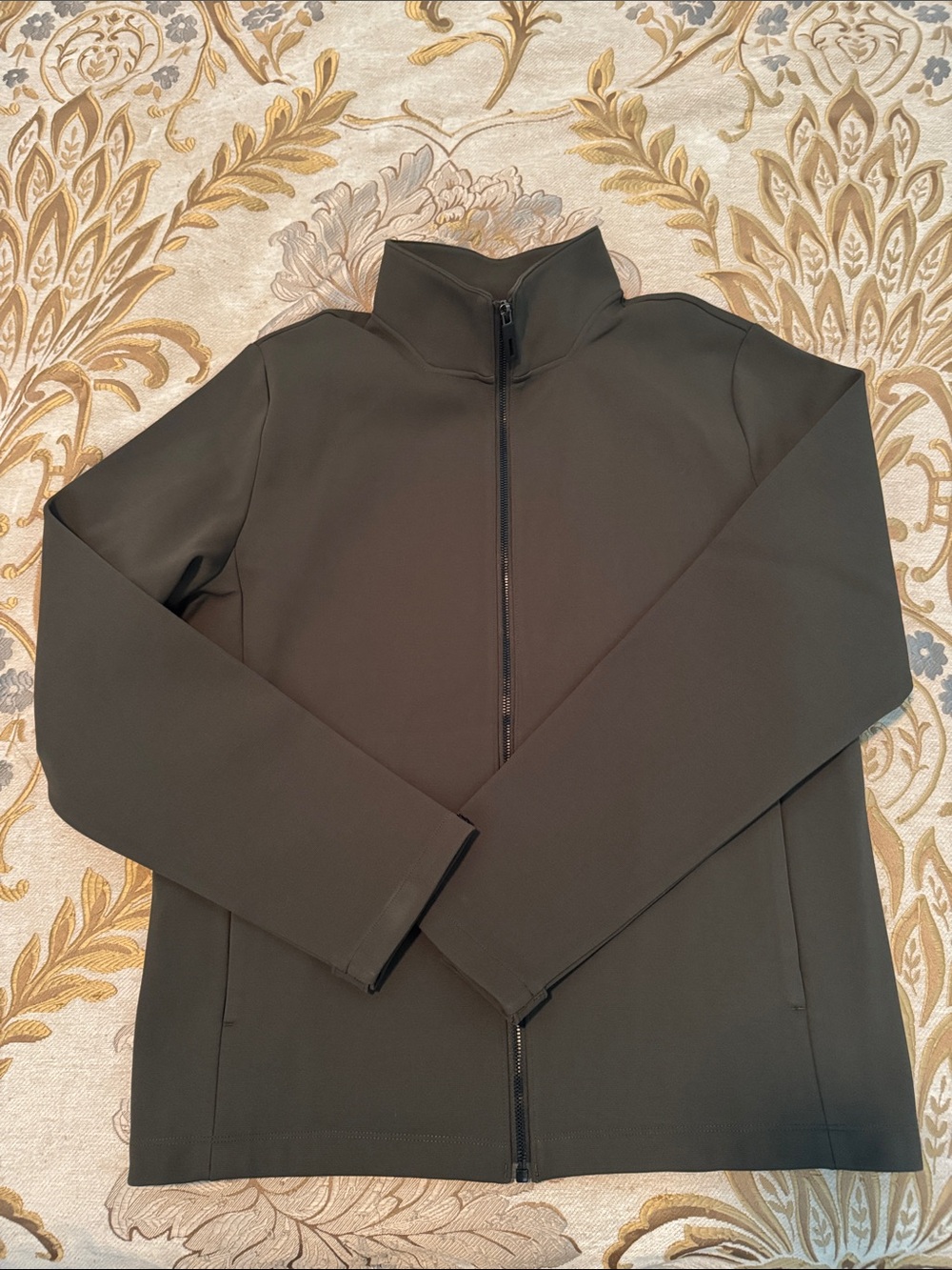 Men's 32 Degree Olive Green Zip-Front Jacket